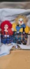 2× 1950's Clown Dolls