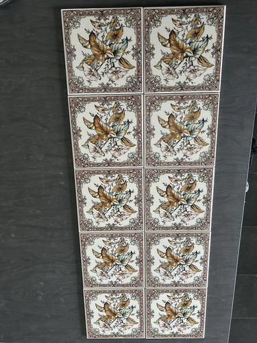 Ceramic decorative fireplace - decorative,