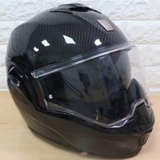 Scorpion Exo-Tech Carbon Evo Motorcycle Helmet - Solid Black - 2XL : 63 - 64