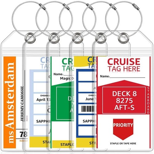 5pcs cruise ship luggage tags - 5pcs,