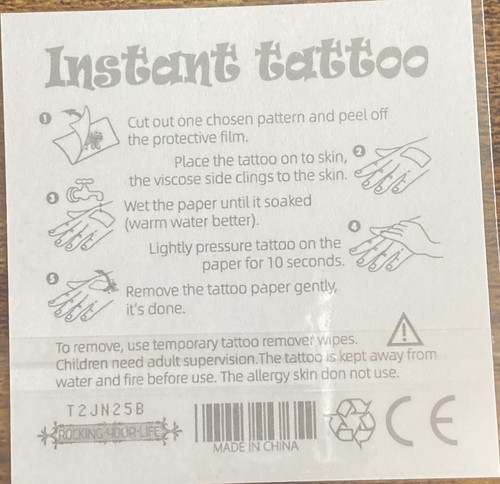 Temporary tattoo union - temporary, jack