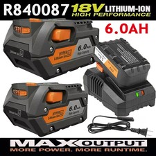 2X 1X 6.0AH Battery For Ridgid