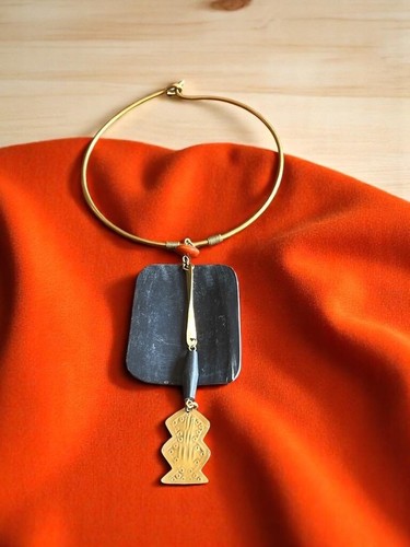 Handmade african brass - handmade, bone