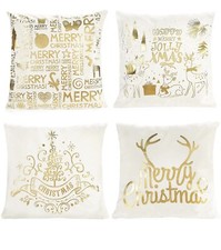 Christmas Pillow Covers, 4 PCS