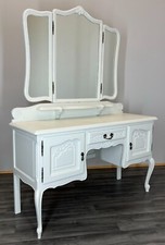 Amazing Shabby chic French Carved Dressing Table Louis XVI (LOT 2987)