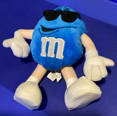 Blue character plush - character,