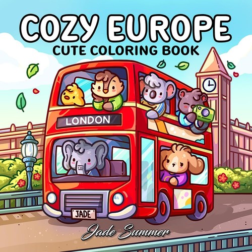 Cozy europe cute coloring - cute,