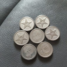 M1 Milano Tokens Old style Round £1 Vending Meter Coin for Lockers,Shopping 