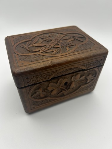 Antique black forest - forest, carved