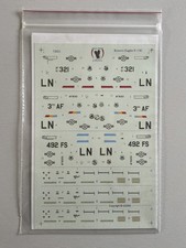 EAGLE STRIKE 72021 KOSOVO EAGLES F-15E DECAL 1/72 SCALE RAF LAKENHEATH NEW @WOW@