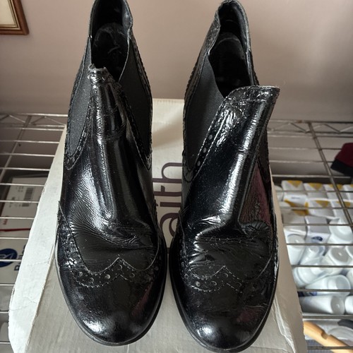 Faith black patent ladies - faith,