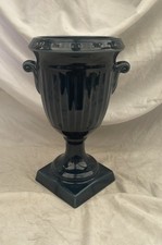 Vintage Cobalt Blue Glazed Urn