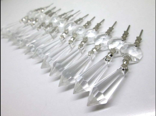 Pcs lot glass crystals - 20,