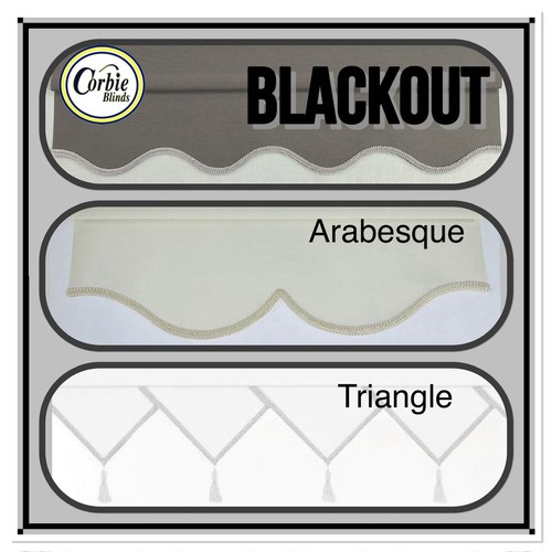 Scallop arabesque triangle - &,