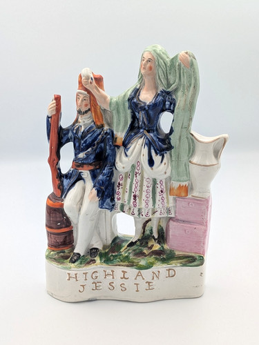 Victorian staffordshire figure - victorian,
