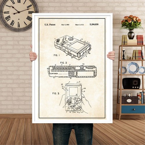 Nintendo gameboy patent wall - patent,