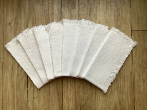 Table napkins white 100 - white, 100%