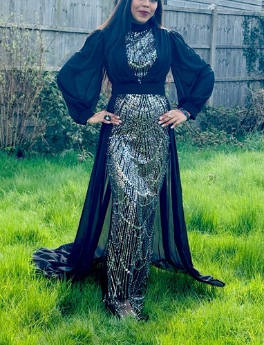 Women black silver sequin - women's,