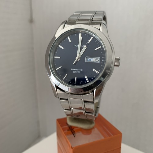 Pulsar men kinetic blue dial - men's,