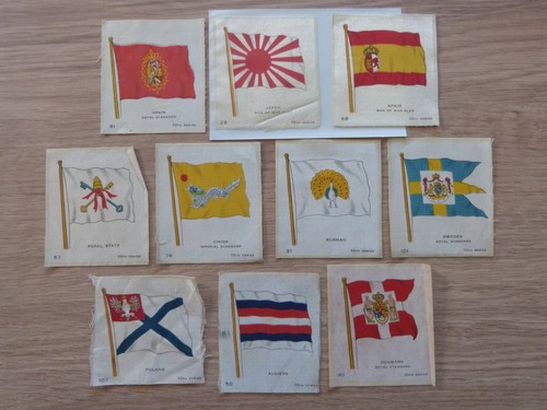 Silk cigarette cards - cards,