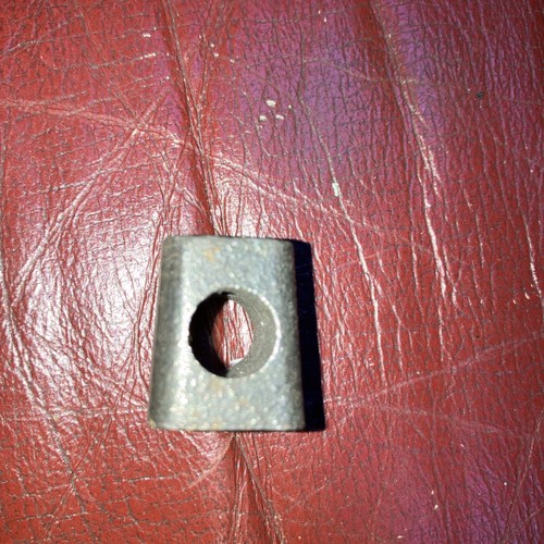 Steel wedge sits - inside, tube