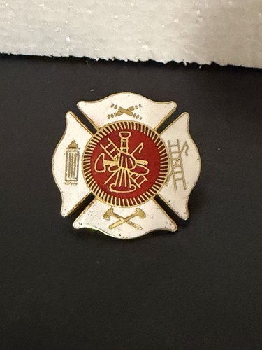 Vintage fireman fire house pin - fireman/fire,