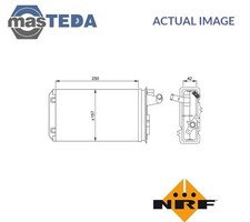 58637 HEATER RADIATOR EXCHANGER LHD ONLY NRF FOR ALFA ROMEO 155,145,146,GTV