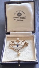 Victorian 9ct Gold Sapphire