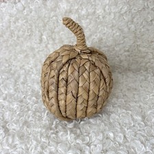 Pumpkin Small Woven Rattan Primark Home Decor Ornament Autumn Cosy