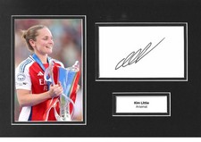 Kim Little Signed 12x8 Photo Display Arsenal Memorabilia Autograph COA