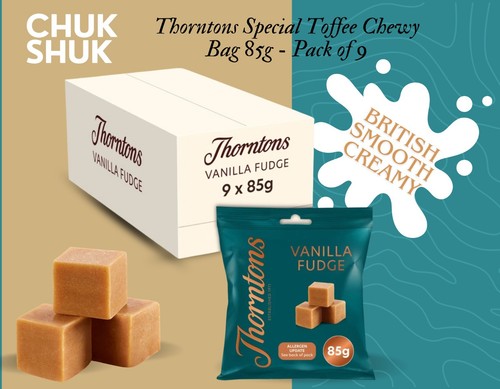Thorntons vanilla fudge bag - thorntons,