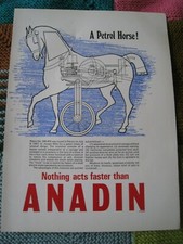 ANADIN PAIN RELIEF PETROL HORSE JOSEPH MILLE 1992 ADVERT APPROX A4 SIZE FILE 6