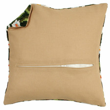 12" cushion back with zipper