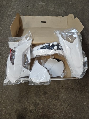 Ktm white plastics - ktm,