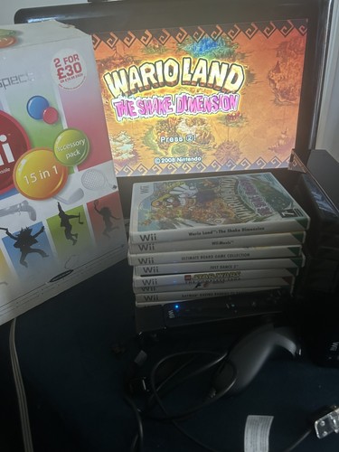 Nintendo wii black games - nintendo, 8