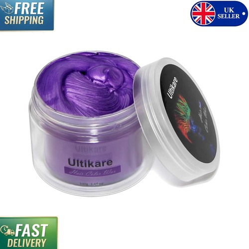 Violet hair color - violet, wax