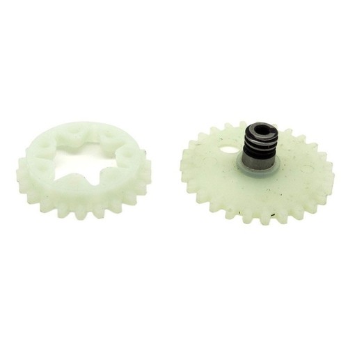 White metal chainsaw turbine - white,