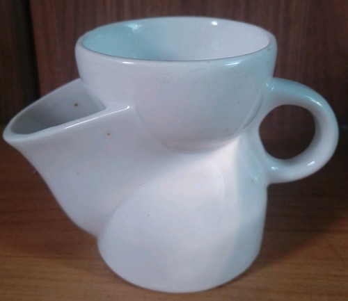 Vintage white porcelain - white,