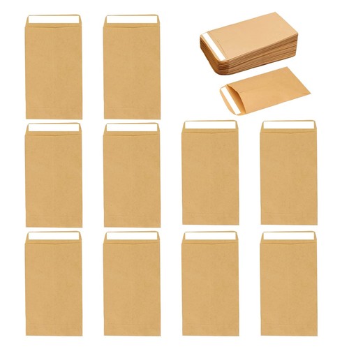 50pcs small brown envelopes - 50pcs,