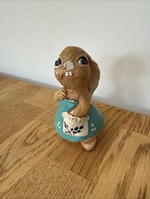 Vintage Pendelfin Stoneware Lucy Pocket FIGURINE Bunny Rabbit England Handpaint