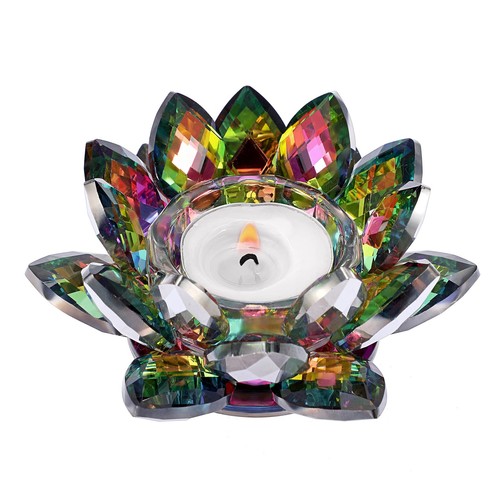 Sumtree crystal lotus - crystal, candle