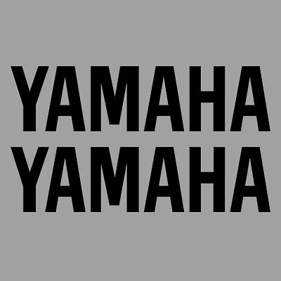 Yamaha black graphics - yamaha,