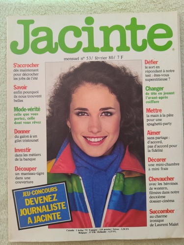 Jacinte magazine february 1980 - magazine,