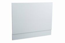 Modern Bathroom High Gloss White 700 mm Wrapped Wood Bath End Panel