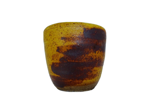 Studio pottery stoneware pot - pottery,