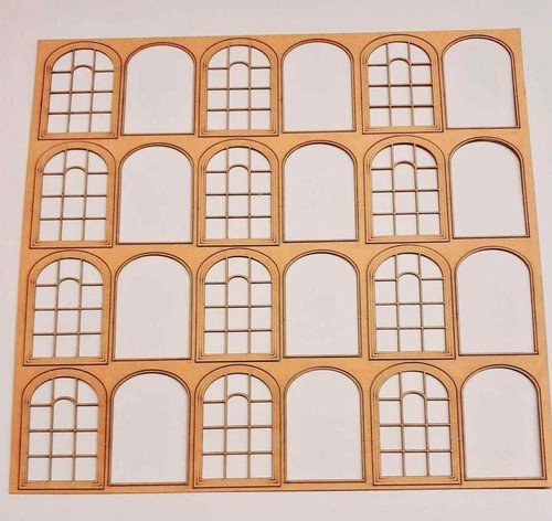 Windows sheets laser cut - windows,