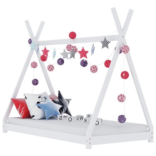 Solid pine wood kids bed - solid,
