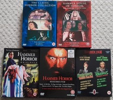 HAMMER HORROR COLLECTION OF 5 DVD BOXSETS CLASSIC BRITISH HORROR JOBLOT
