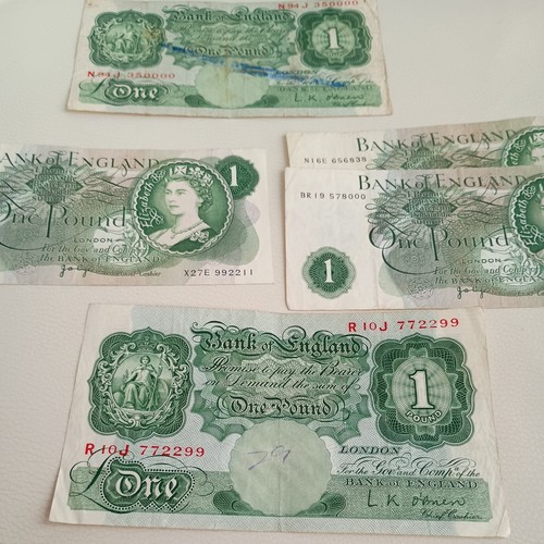 Old bank england one pound - old,