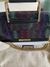 Amanda Wakeley Snake Skin Leather Bag with Dust Bag - New Without Tags